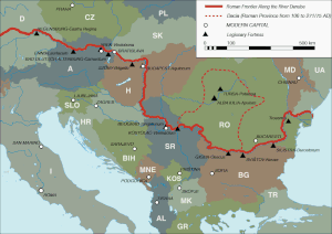 Danube Limes Map