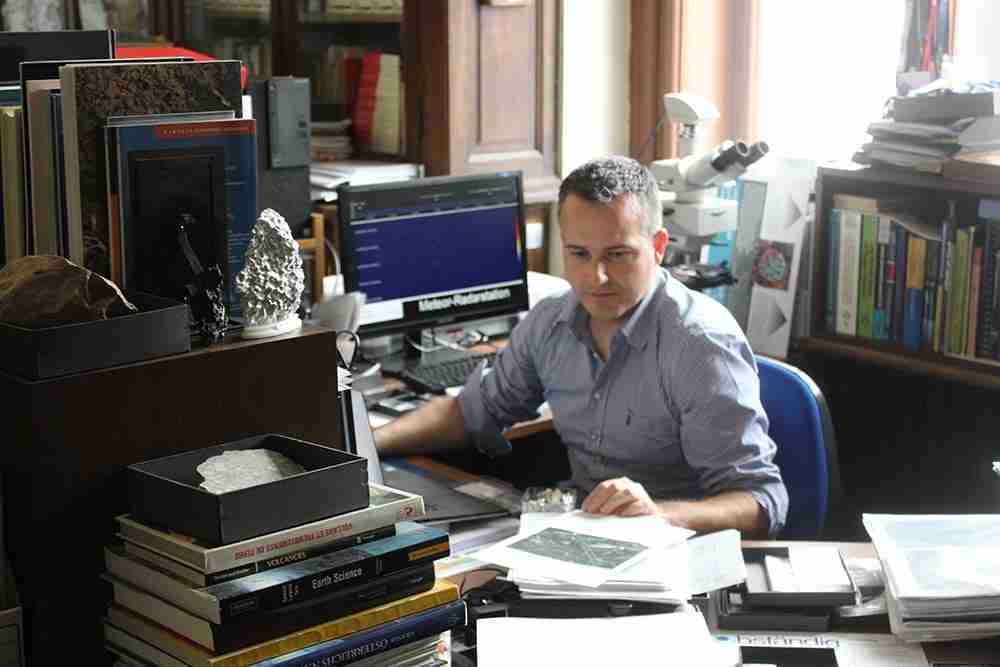 Ludovic Ferrière at his desk